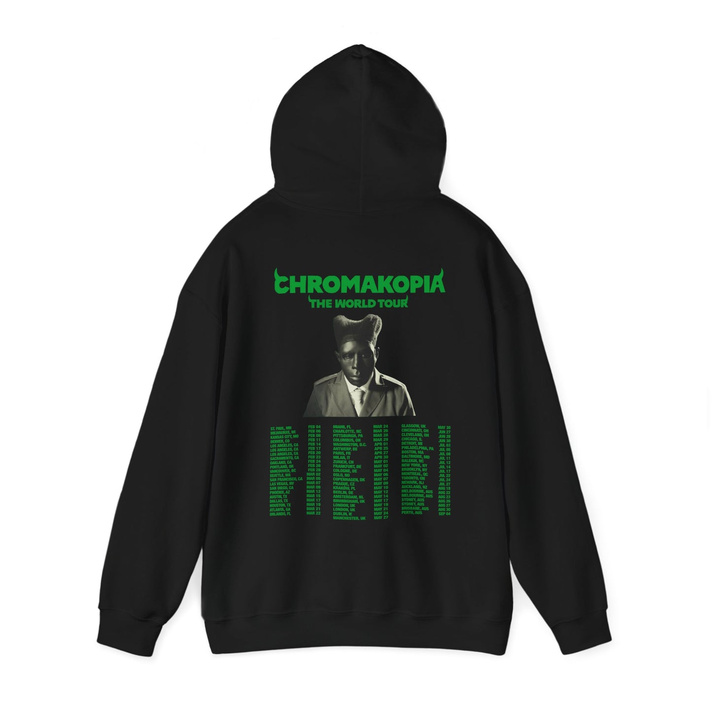 CHROMAKOPIA MERCH - CHROMAKOPIA BLACK TOUR HOODIE