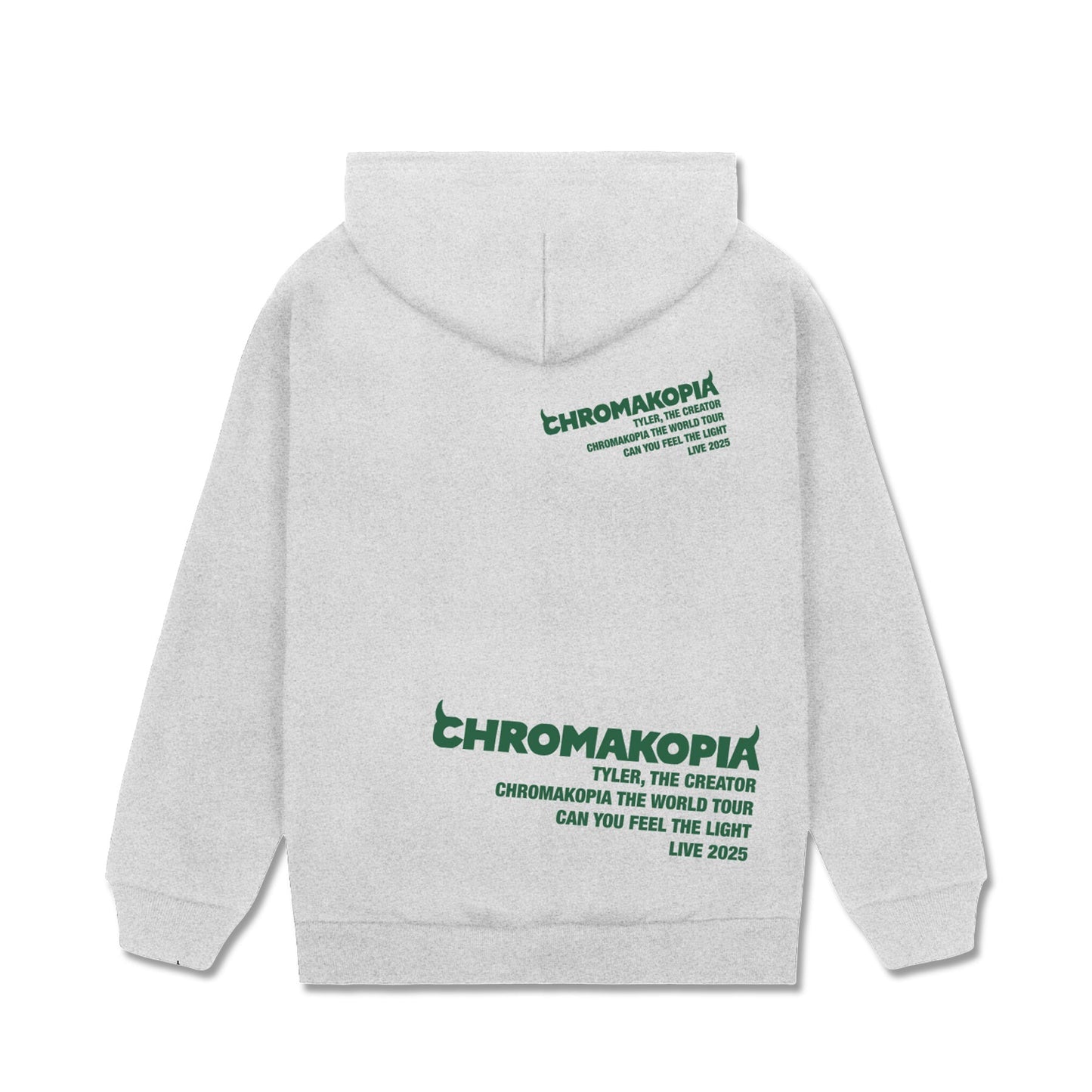CHROMAKOPIA MERCH - CHROMAKOPIA SIGNATURE VARSITY ASH TOUR HOODIE